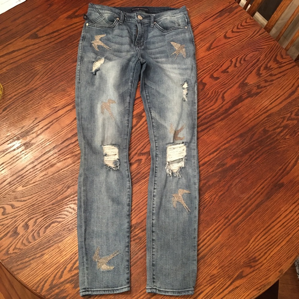 Distressed and Embellished Rock & Republic Jeans